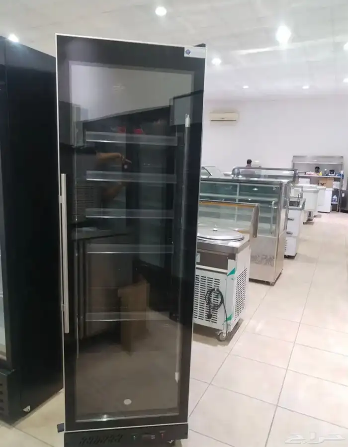 ثلاجات عرض زجاج باب بابين ثلاثه باب اسود مروح ثلاجة زجاج 7