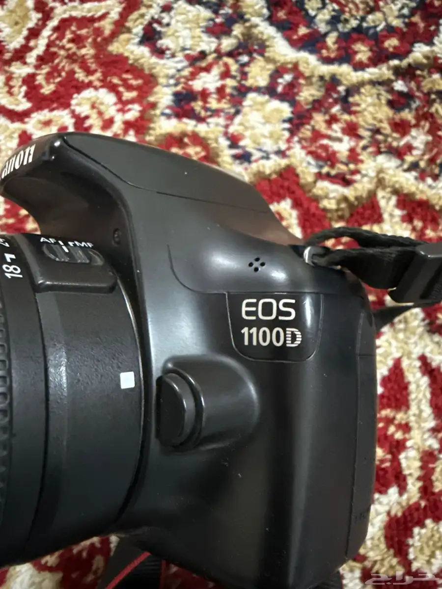 كامره كانون نوع كامره EOS 1100D مع شاحنها وزوم نوع LENS300 2