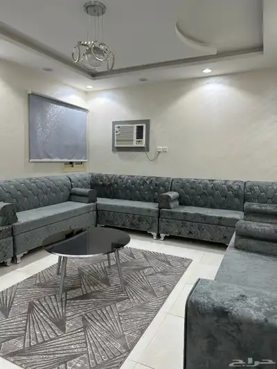 كنب مجلس رمادي استخدام بسيط 4