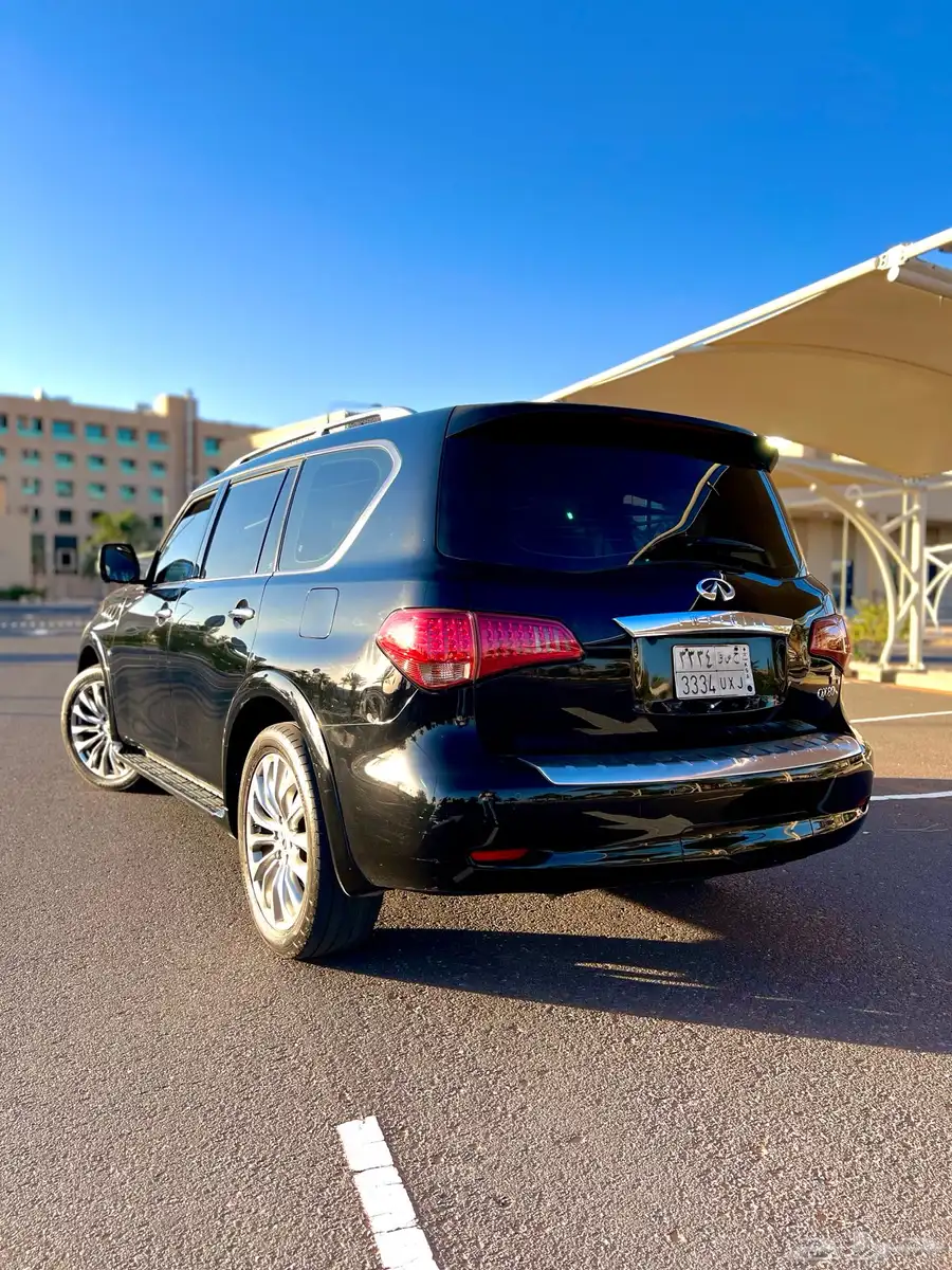 انفنيتي QX80 بحالة الوكالة ممشى قليل 4