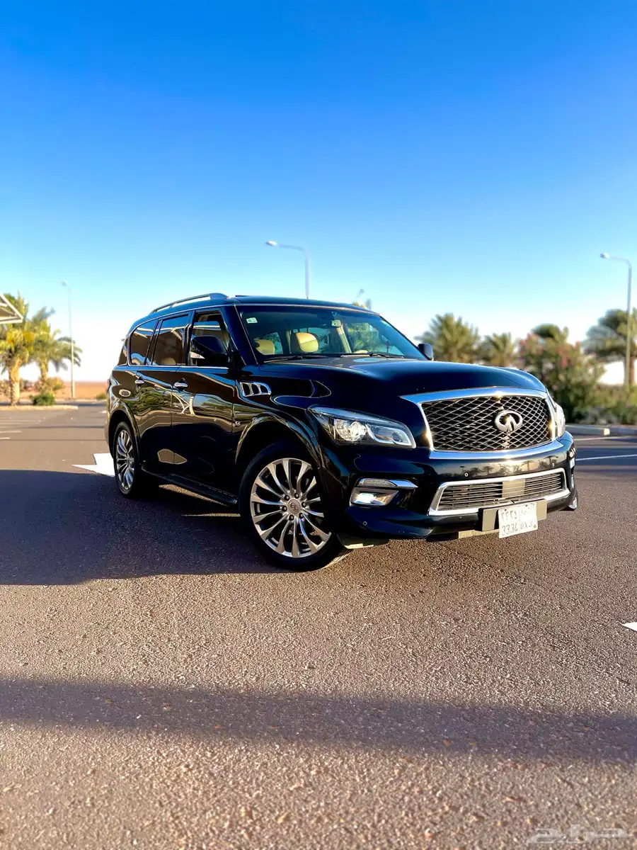 انفنيتي QX80 بحالة الوكالة ممشى قليل 0