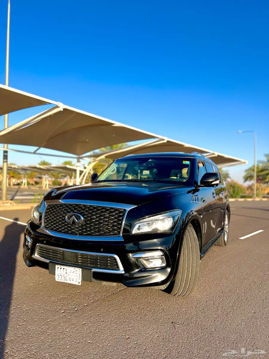 انفنيتي QX80 بحالة الوكالة ممشى قليل 2