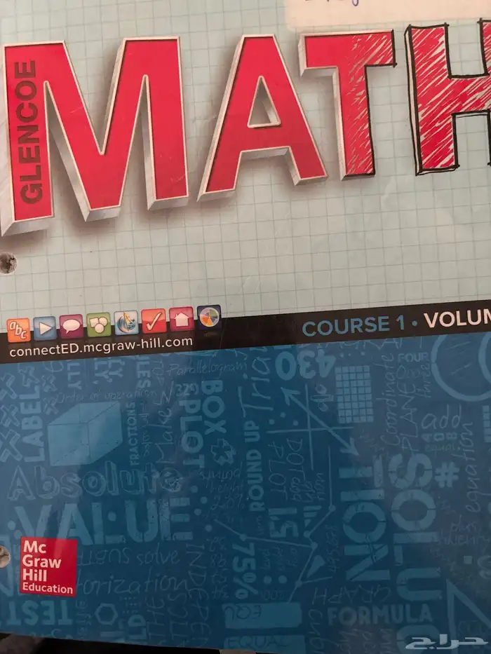 كتاب GLENCOE MATH GRADE6 mcgrew-hill 0