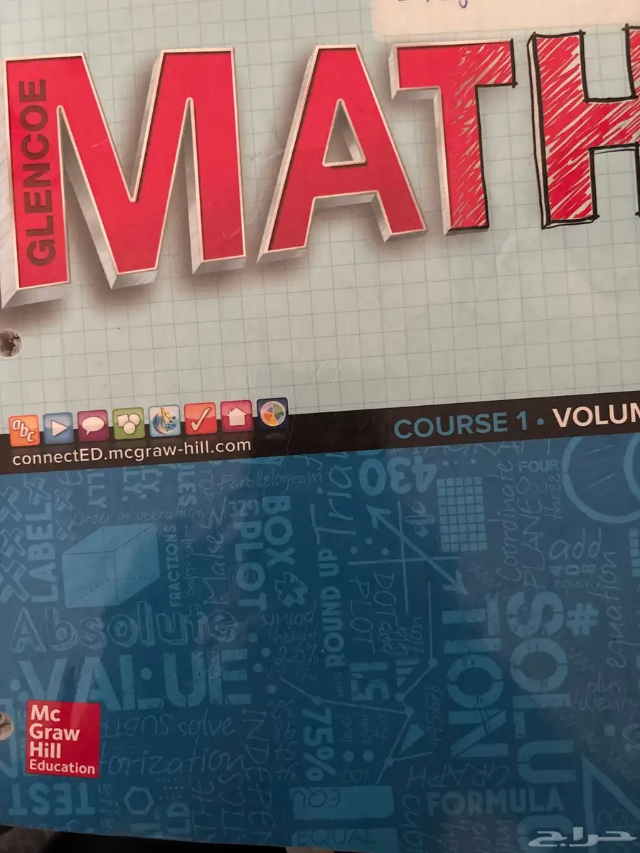 كتاب GLENCOE MATH GRADE6 mcgrew-hill 0