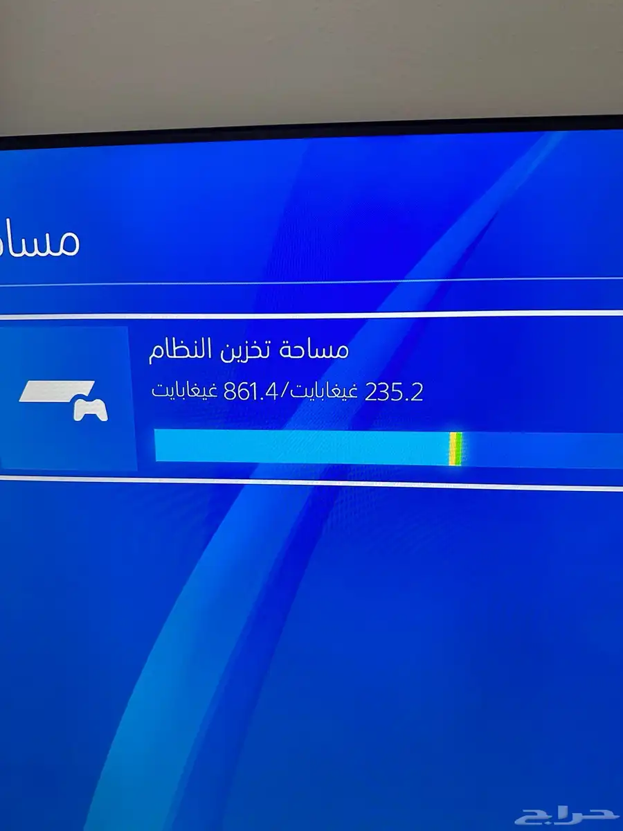 بلايستيشن 4معه 2يد وفيفا 25 وكراش 1
