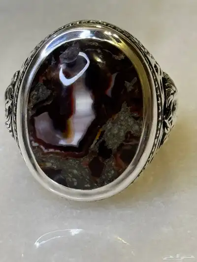 خاتم فضة 990 صياغة الخيل من عارف 2