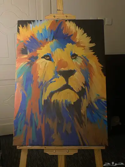 لوحة رسم ( اسد ) 1