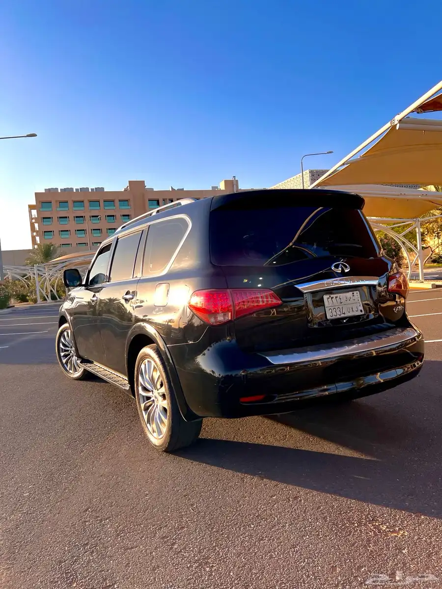 انفنيتي QX80 بحالة الوكالة ممشى قليل 14