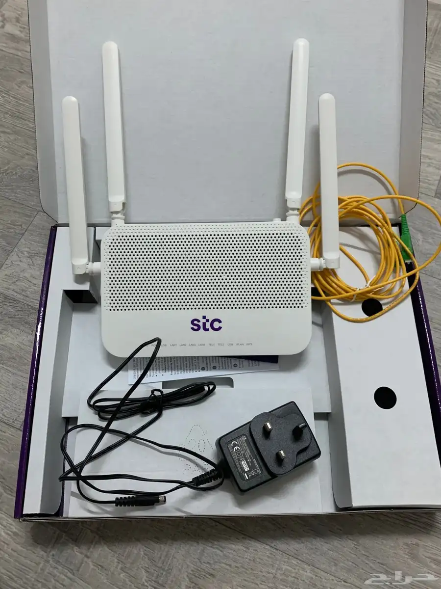راوتر الياف بصريه STC شبه جديد 0