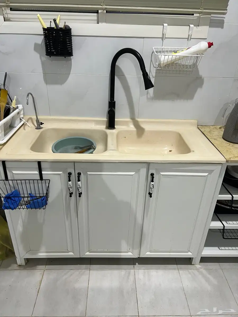 طقم مطبخ ابيض كامل 0