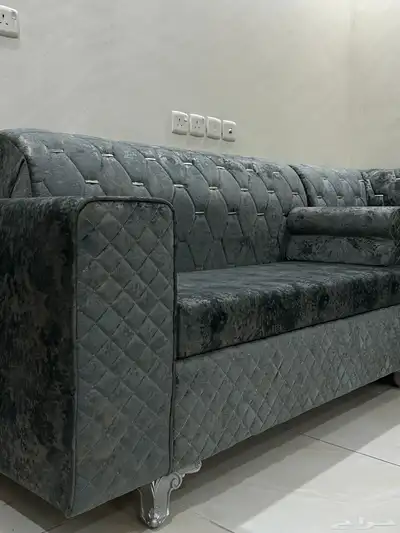 كنب مجلس رمادي استخدام بسيط 8