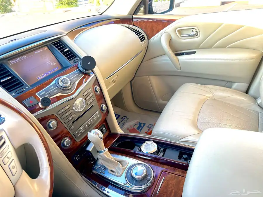 انفنيتي QX80 بحالة الوكالة ممشى قليل 11