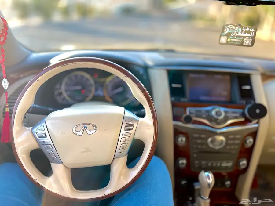 انفنيتي QX80 بحالة الوكالة ممشى قليل 9