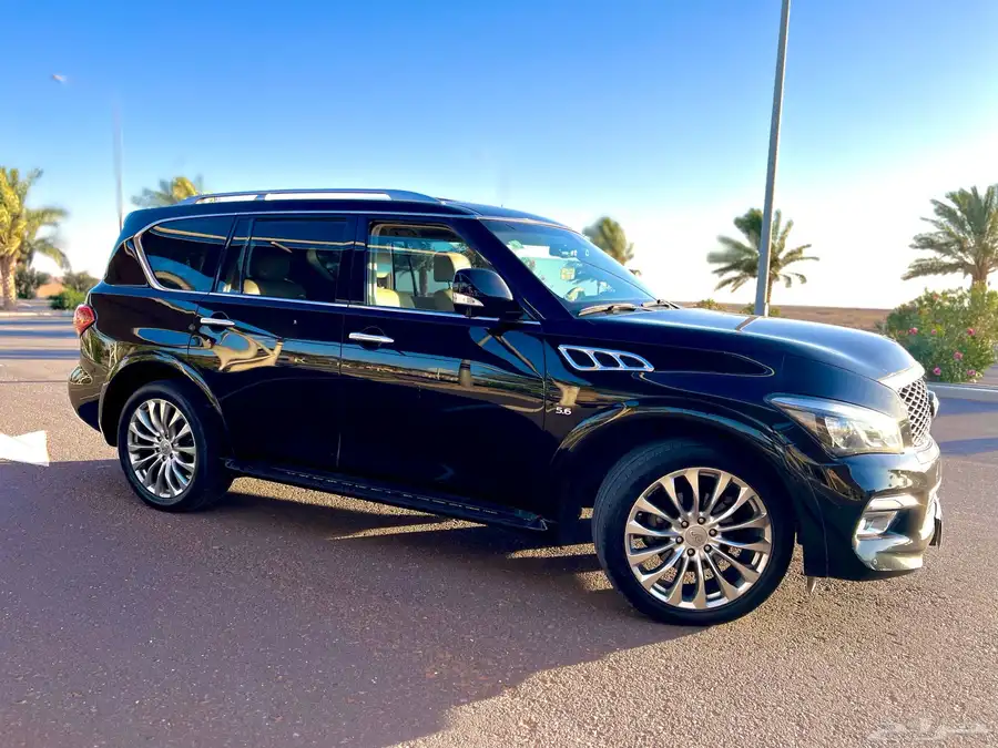 انفنيتي QX80 بحالة الوكالة ممشى قليل 1