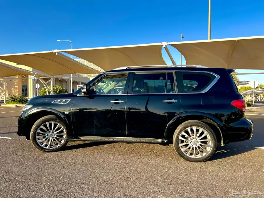 انفنيتي QX80 بحالة الوكالة ممشى قليل 3