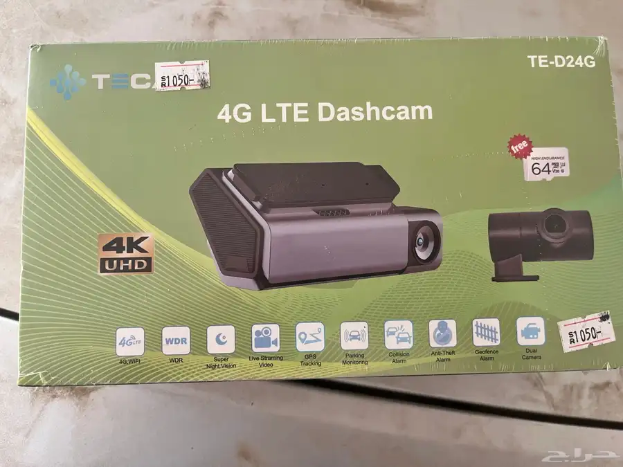 داش كام TECAR كمرتين 4k عدسة سوني 512 قيقا جديده 0