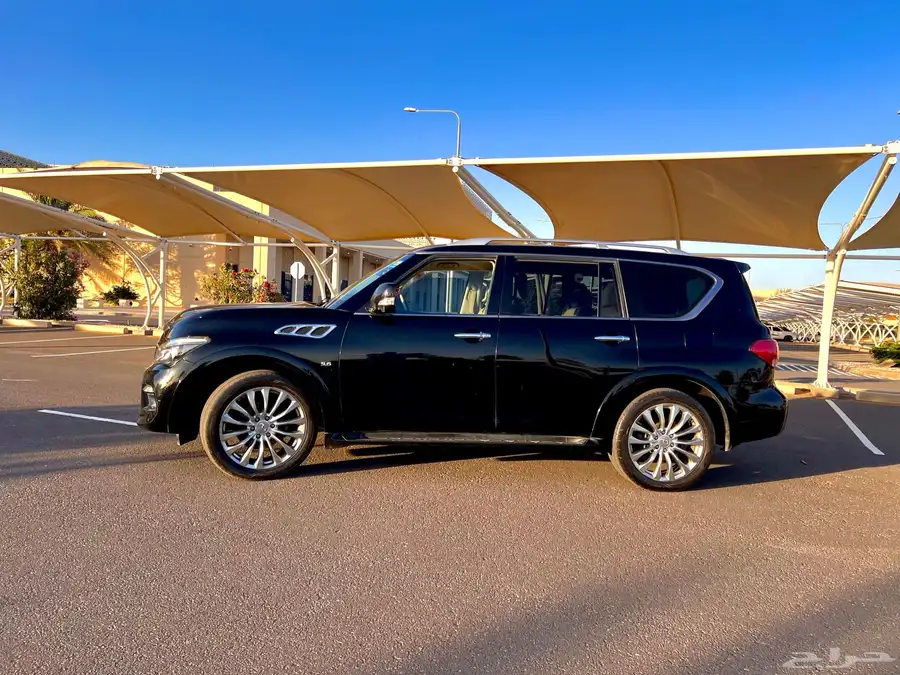 انفنيتي QX80 بحالة الوكالة ممشى قليل 13