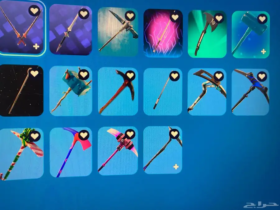 حساب فورتنايت موجود سكنات نادره 6