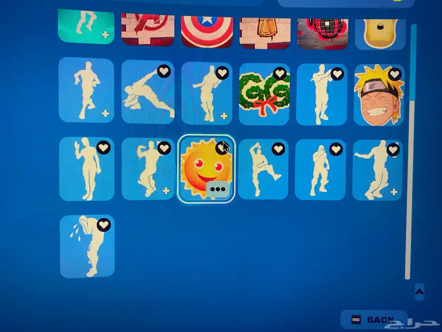 حساب فورتنايت موجود سكنات نادره 10