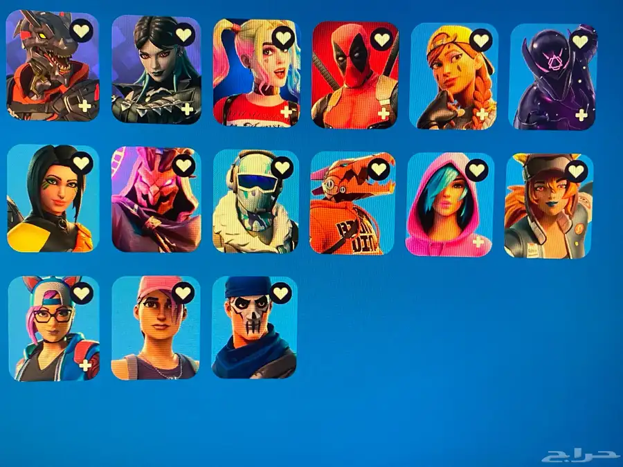 حساب فورتنايت موجود سكنات نادره 0