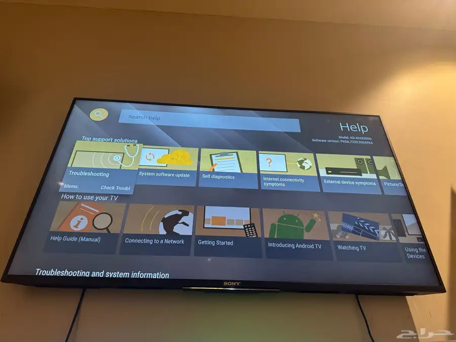 شاشة Sony LED 4k 49inch 0