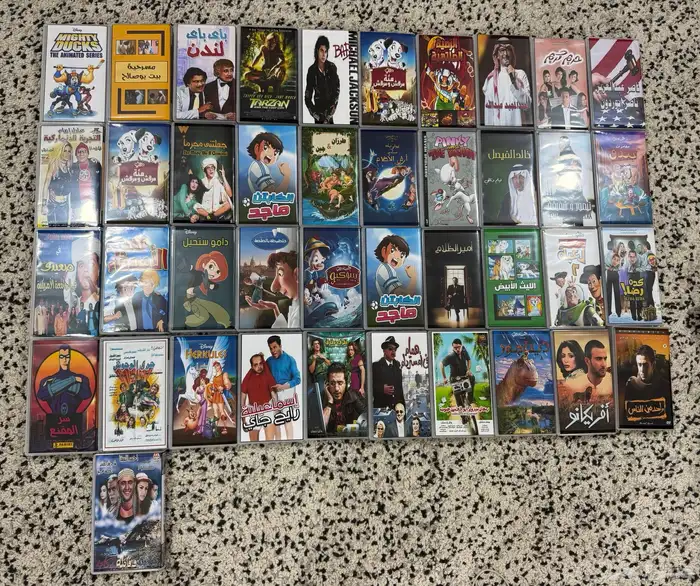 أشرطة فيديو (VHS) أفلام عرببة مصرية وكرتون 0