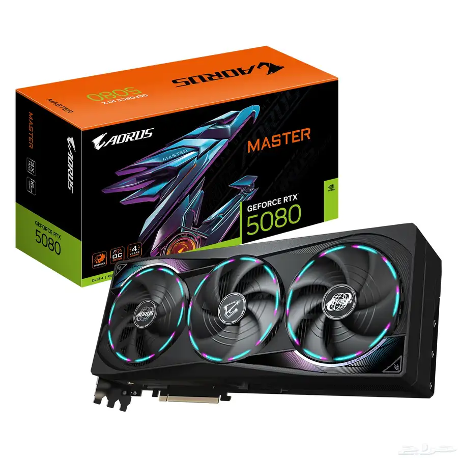 كرت شاشة اوروس ماستر AROUS MASTER RTX 5080 جديد بضمان سنتين 0