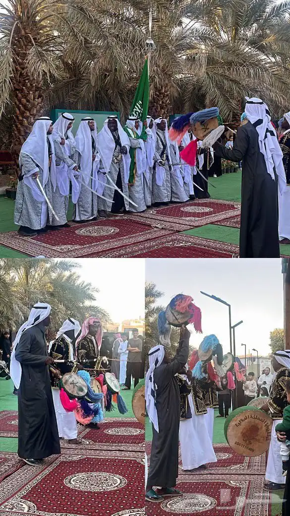 فرقة زوايا المملكة الدولية للعرضة النجدية السعودية 3
