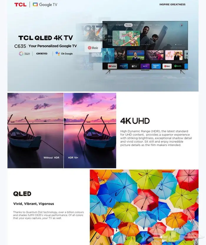 شاشة TCL تلفزيون 3