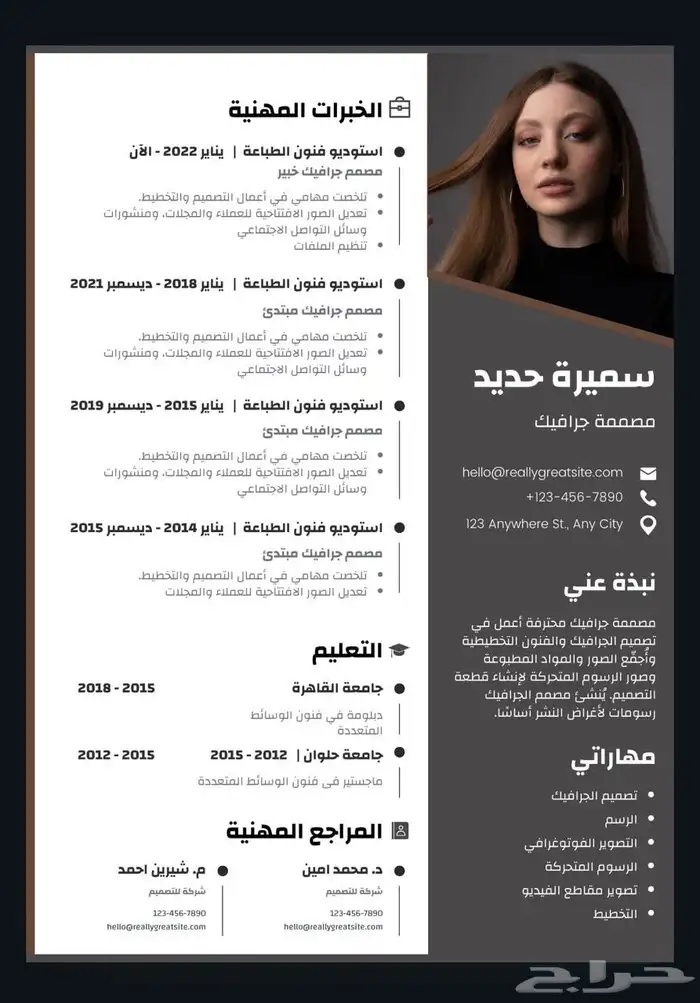 سيرة ذاتيه لغتين مدمج واحترافي باقل الاسعار CV ATS 0