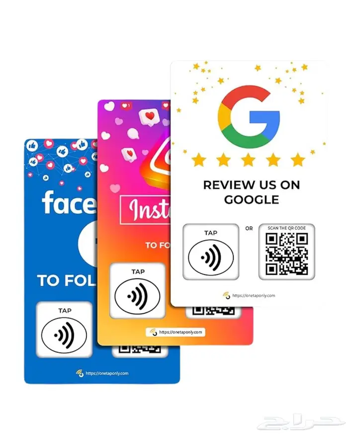 ستاند بطاقة أعمال ذكية NFC Card كرت رقمي كرت شخصي ذكي 2
