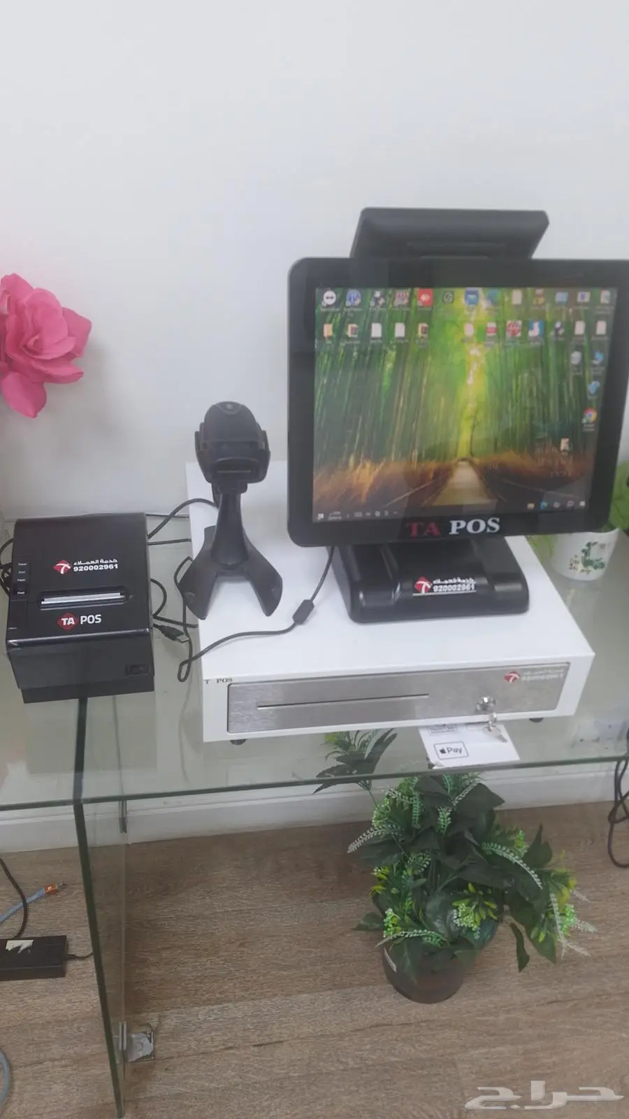 جهاز كاشير لمس للمطاعم والكافيهات والسوبر ماركت فى الرياض 0