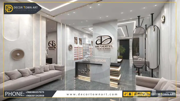 تصميم ديكور محلات تجاريه وشقق سكنية وفيلات 1