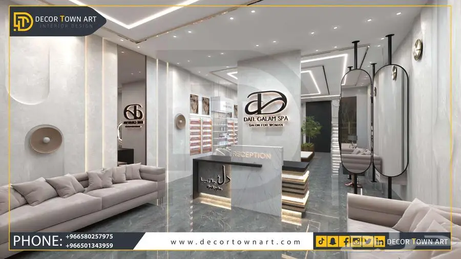 تصميم ديكور محلات تجاريه وشقق سكنية وفيلات 1