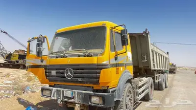 تريلا مرسيدس جفالي مع قلاب موديل 95 index
