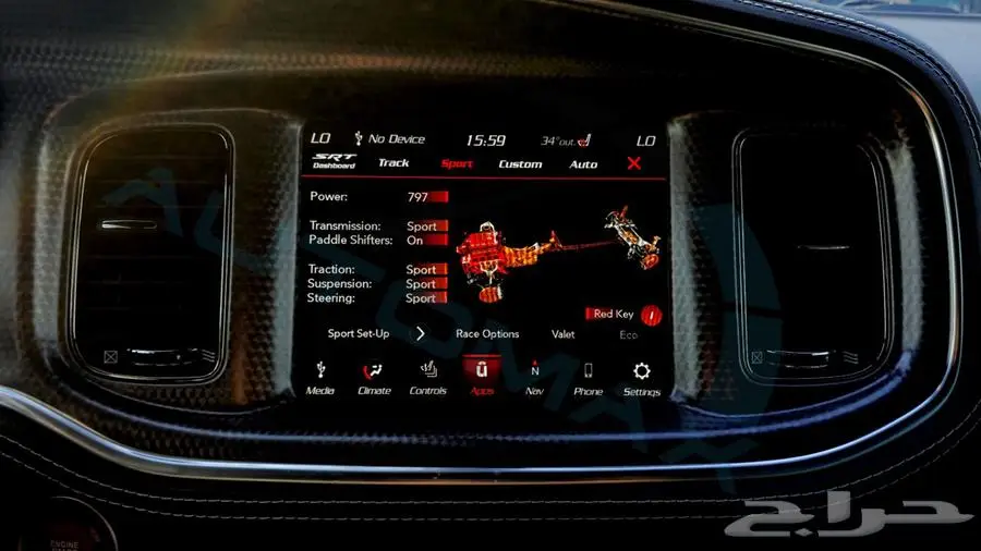 2023 دودج تشارجر SRT REDEYE مواصفات سعودية مع ضمان الوكيل 16