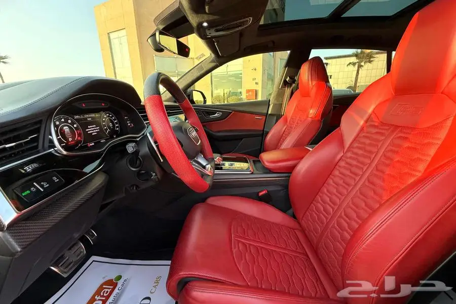 اودي Q8 RS V8 2021 رمادي سعودي تحت الضمان 8