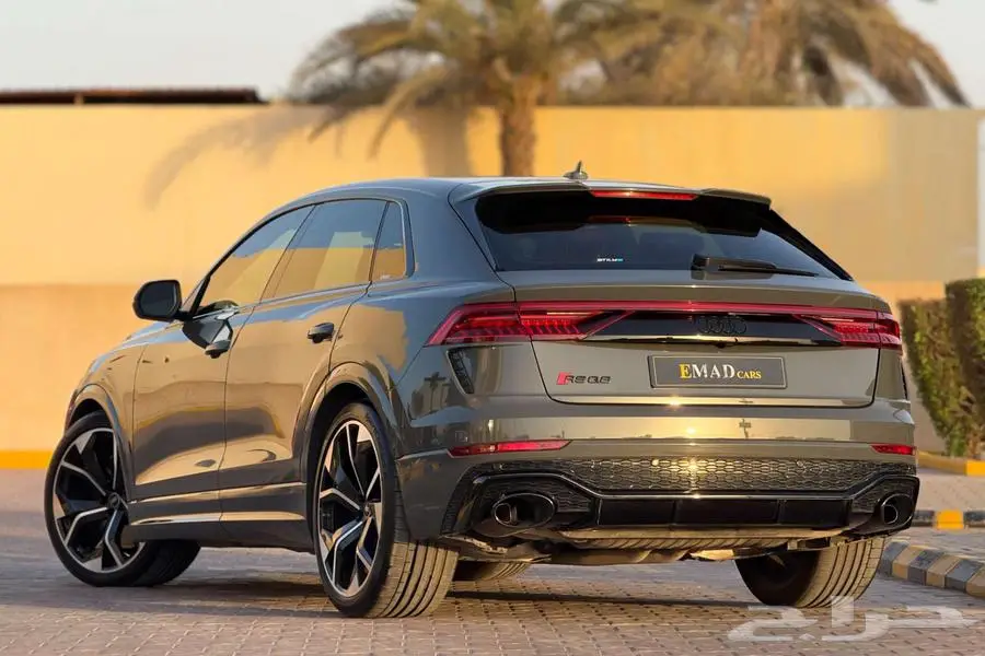 اودي Q8 RS V8 2021 رمادي سعودي تحت الضمان 3