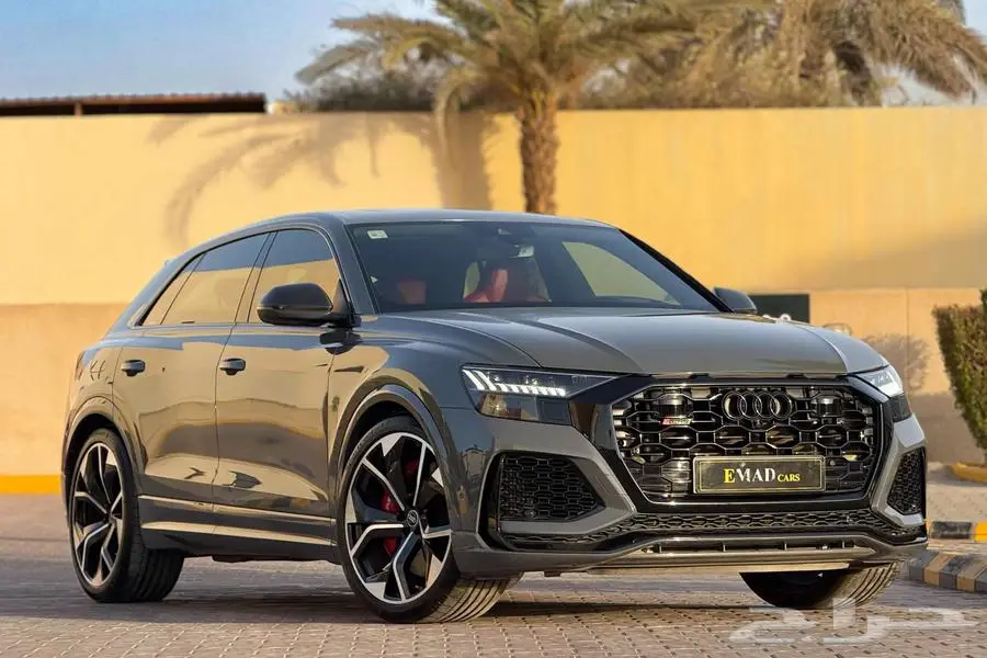 اودي Q8 RS V8 2021 رمادي سعودي تحت الضمان 0