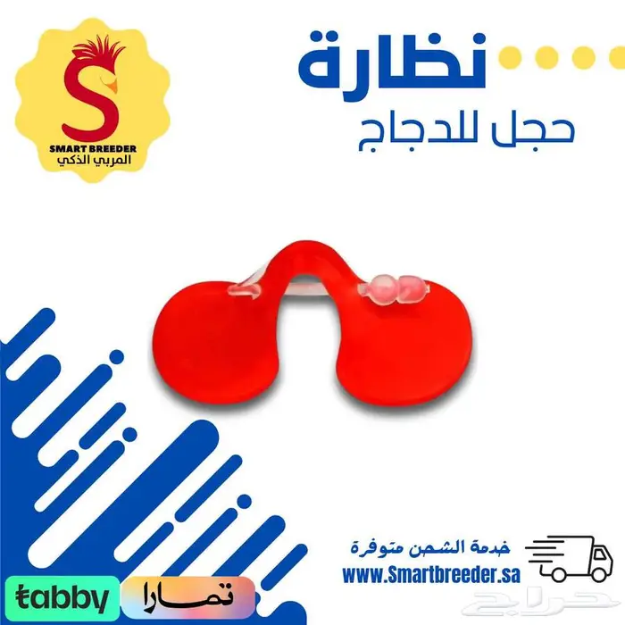 نظارات حجل للدجاج للوقاية وزيادة إنتاج البيض 0