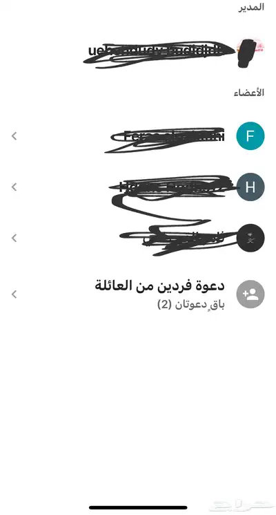 يوتيوب بريميوم عائلي   متاح مقعدين 0