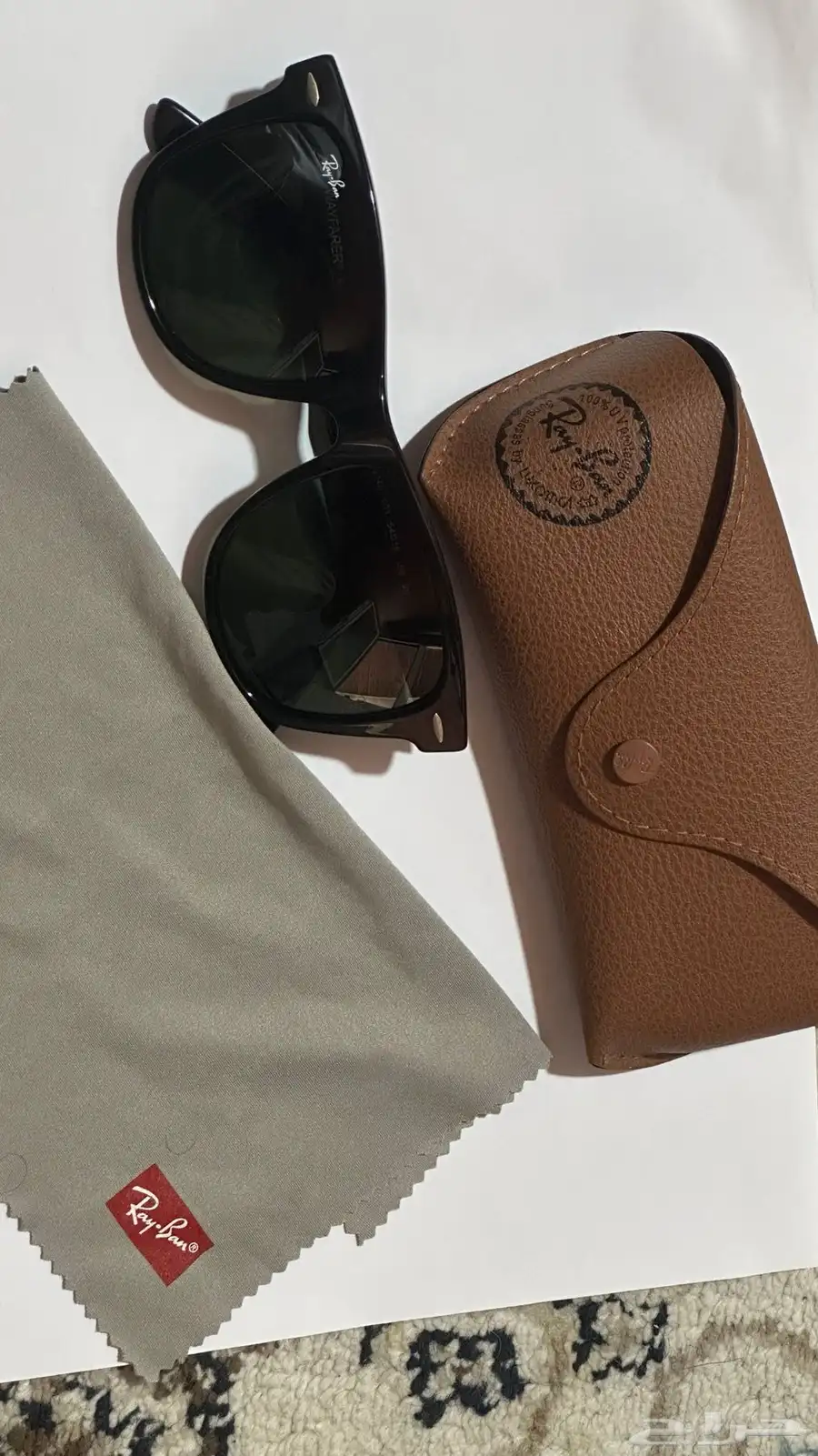 RayBan wayfarer مستعملة نظيفة اصلية index
