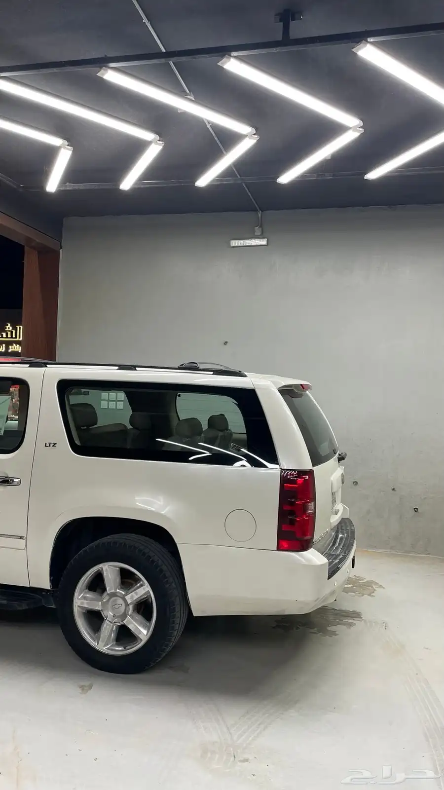 شيفورلية سوبربان LTZ 2007 ابيض لؤلؤي 6