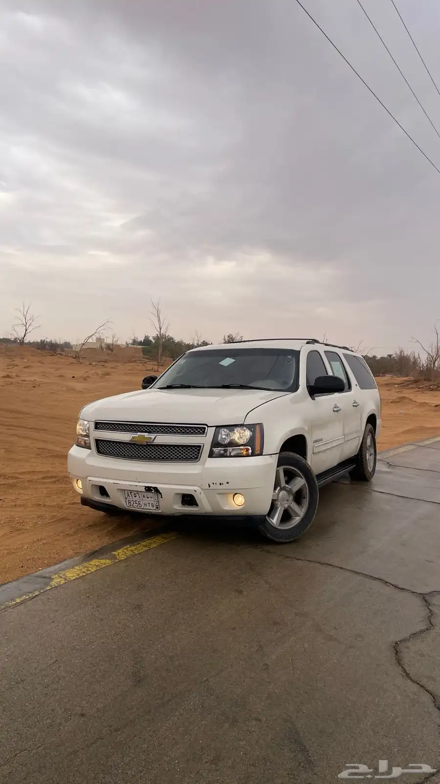 شيفورلية سوبربان LTZ 2007 ابيض لؤلؤي 4