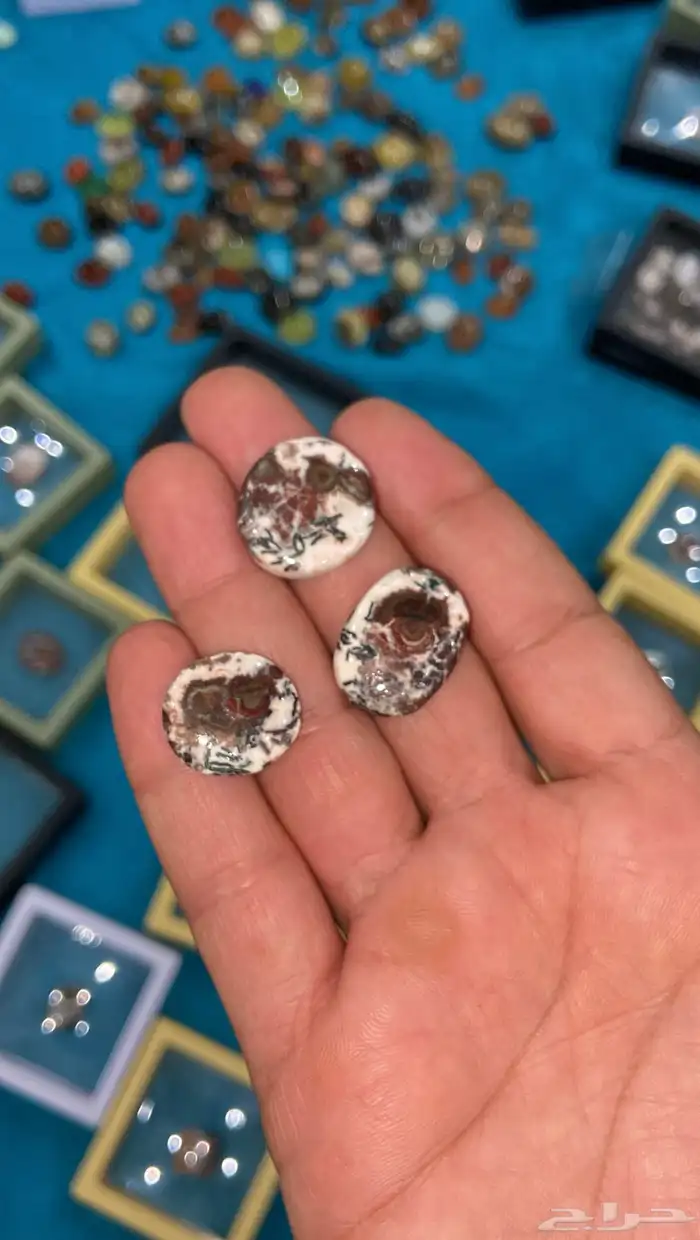تفصيل خواتم فضه متوفر فصوص عقيق المدينة المنورة 3