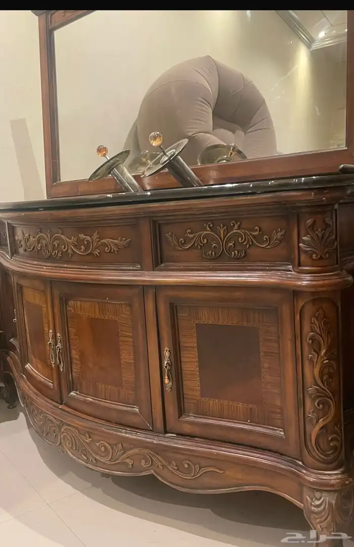 مغسله خشب مع مرايا 0