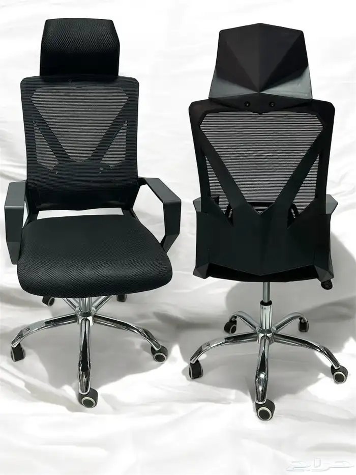 Mesh  leather   waiting or simple chairs available 6