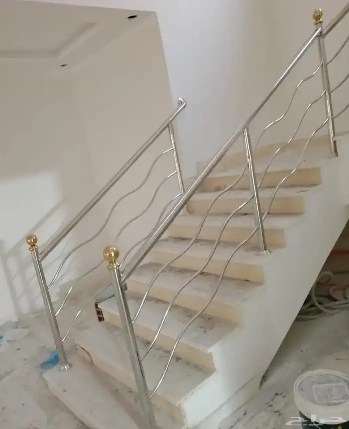 درابزين استيل زاويه لمسه 19