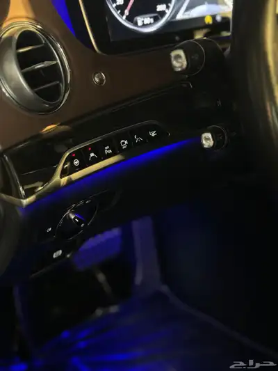 مرسيدس 2015 S500 عداد 75 الف فقط 6ازرار جفالي بحالة الوكاله 9
