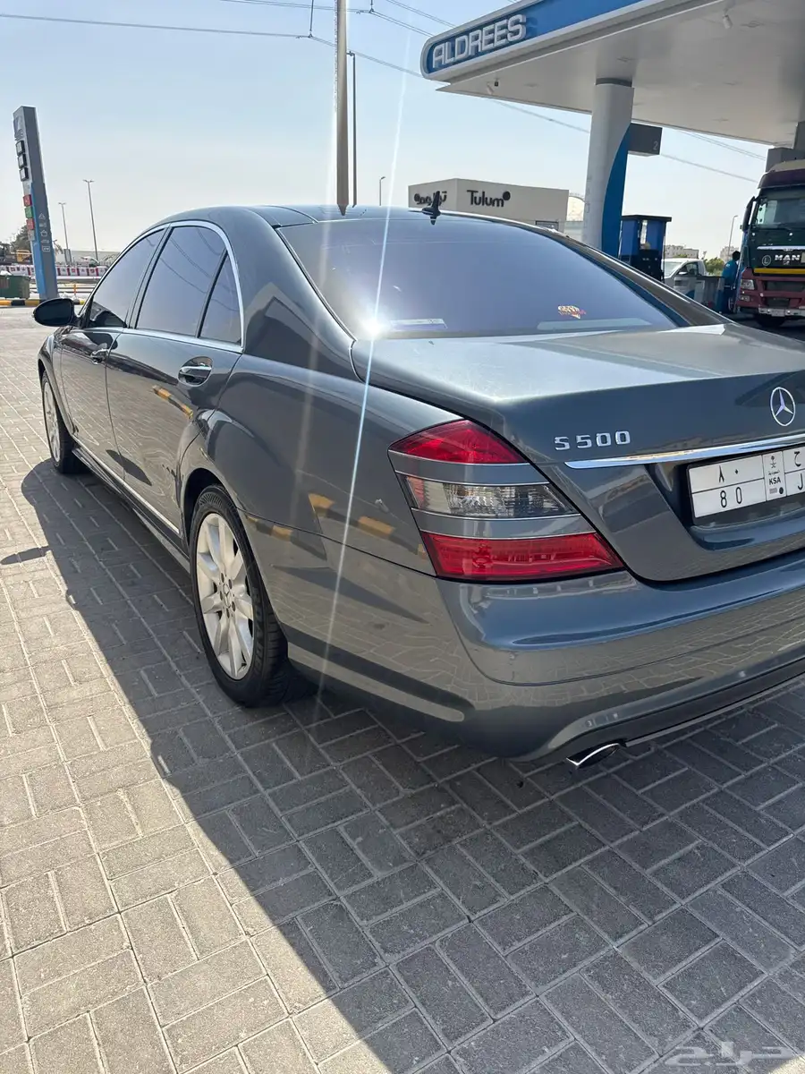 مرسيدس S500 موديل 2007 وارد جفالي مخزن 3